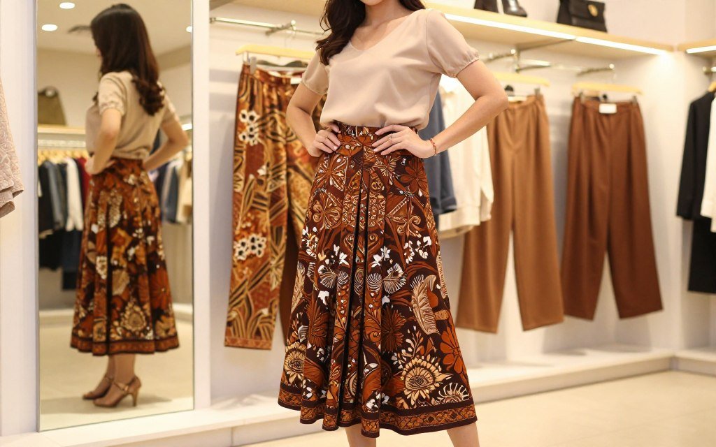 bawahan rok batik