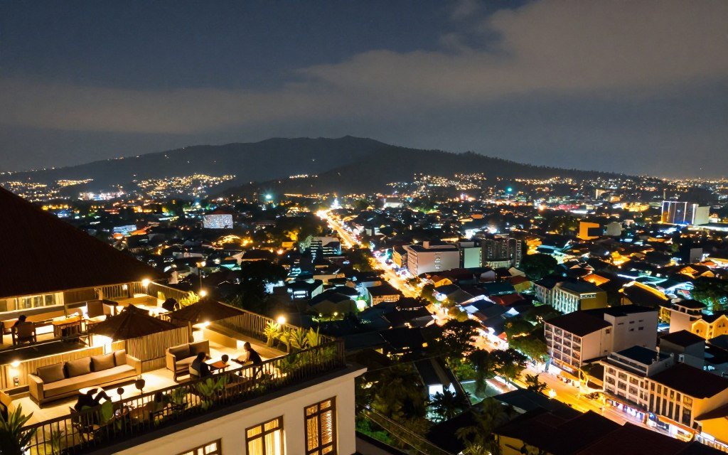 pemandangan city light