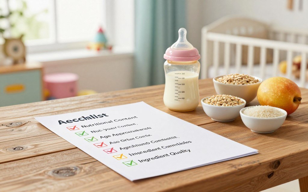 memilih susu checklist